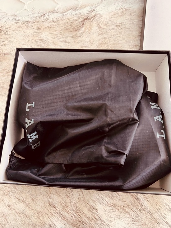 L.A.M.B. Leopard Calf Hair Ankle Boots w/ Box & Dust Bags Stiletto Heel Size 7.5 - Picture 12 of 13